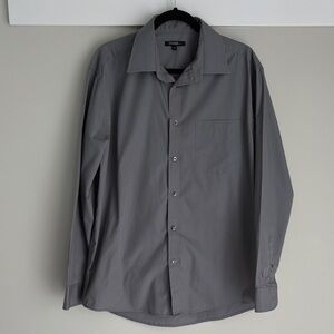 ❤️‍🔥3/$20 George Men's Charcoal Button Down Shirt❤️‍🔥